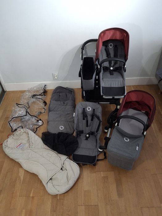 Bugaboo Donkey rok po roku (gondola+2xspacerówka)
