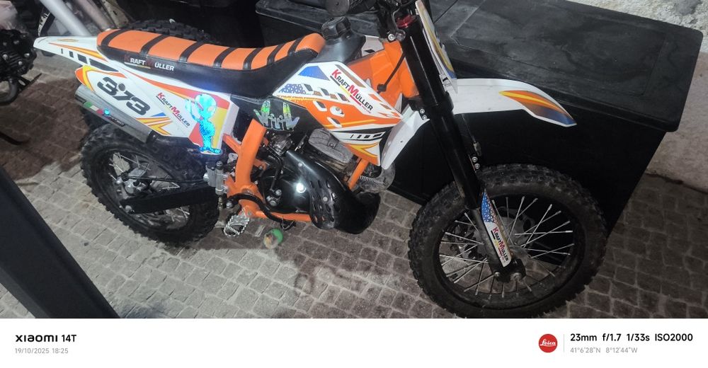 Mini moto 2t de criança