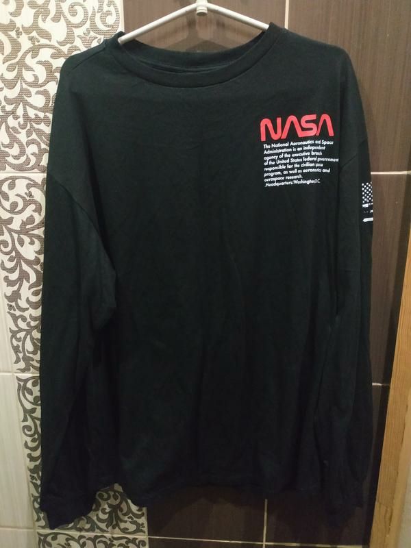 Мужской балахон, свитшот реглан,худи Nasa USA