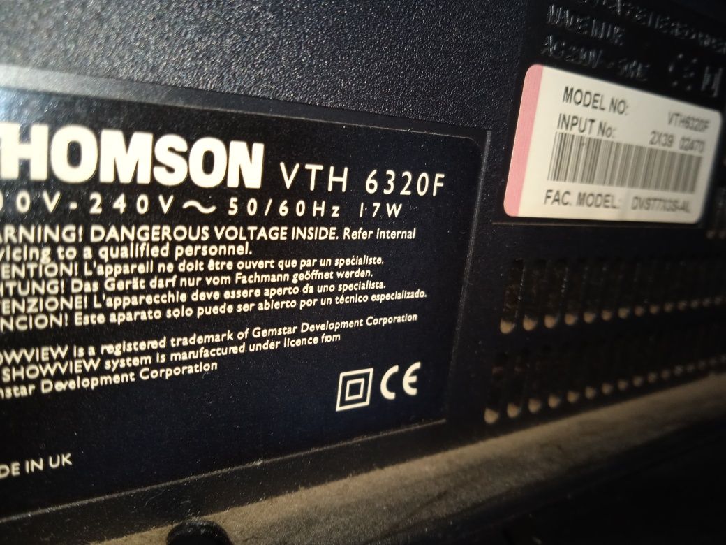 Video Vhs Thomson françês