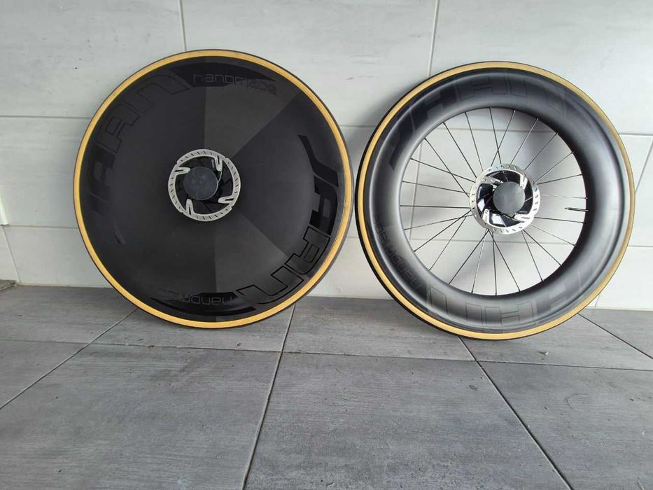 Kask czasowy Giro AEROHEAD MIPSII i Koła dysk Jaan