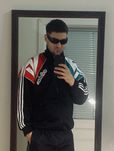 (М) Черная олимпийка ADIDAS ORIGINALS vintage кофта олімпійка винтаж