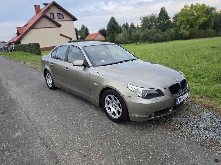 Okazja BMW E60 525i 218KM uszkodzony silnik