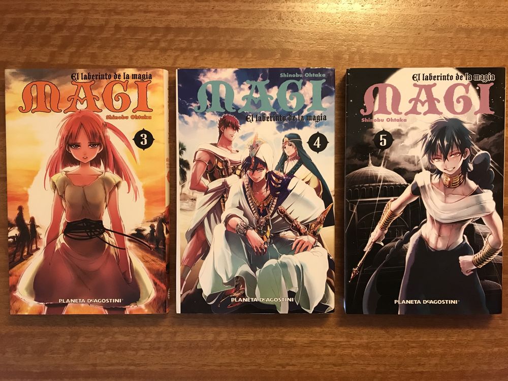 Magi: the Labyrinth of Magic vol 3 4 5