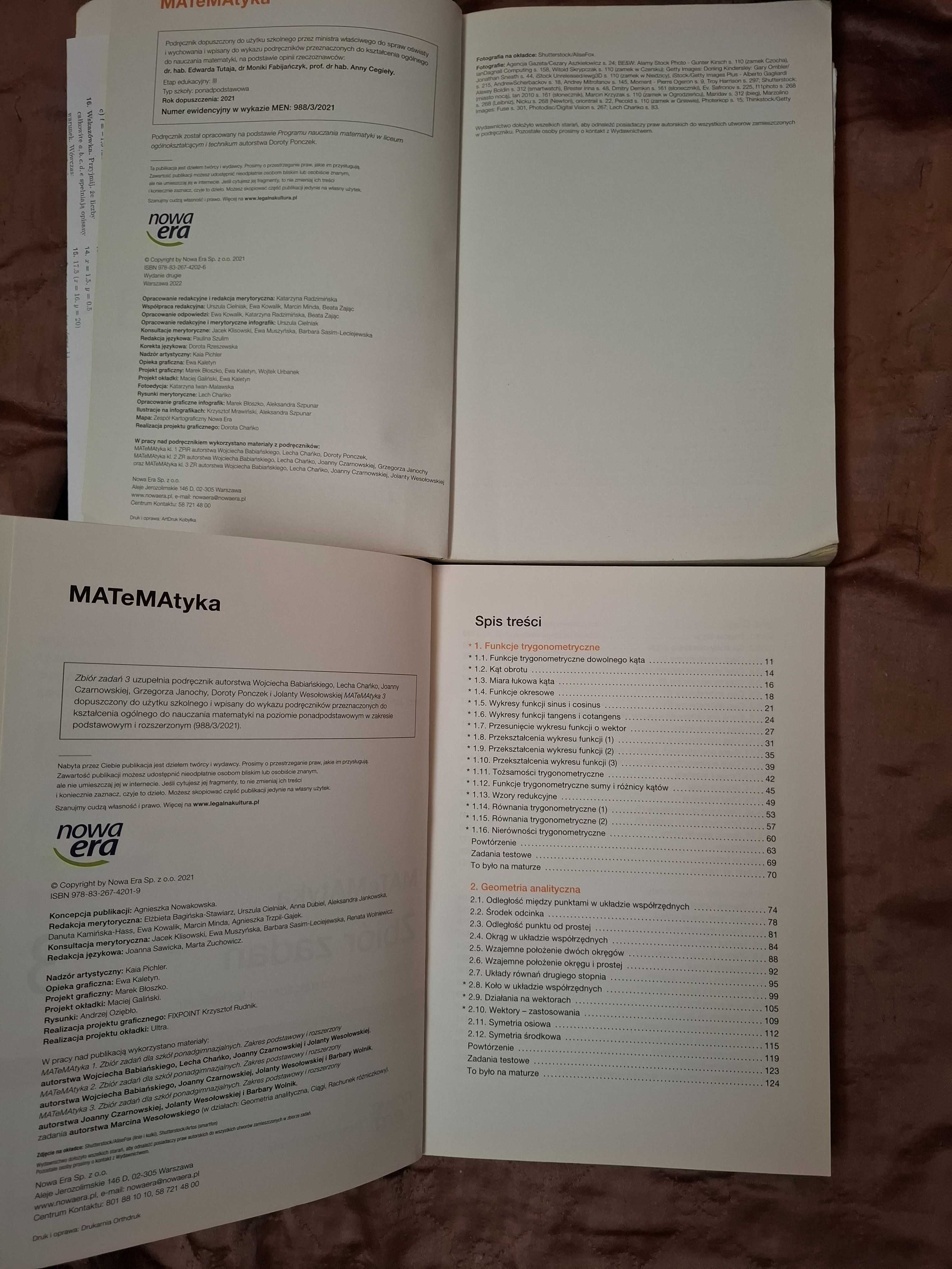 Podręcznik Matematyka klasa 3 LO/Technikum