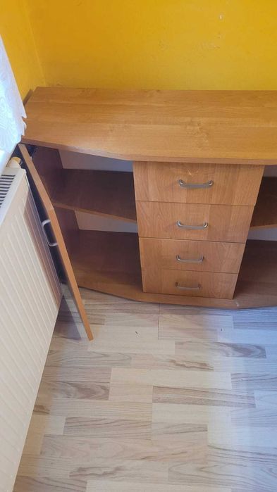 Komoda 120x40 z półkami, szufladami