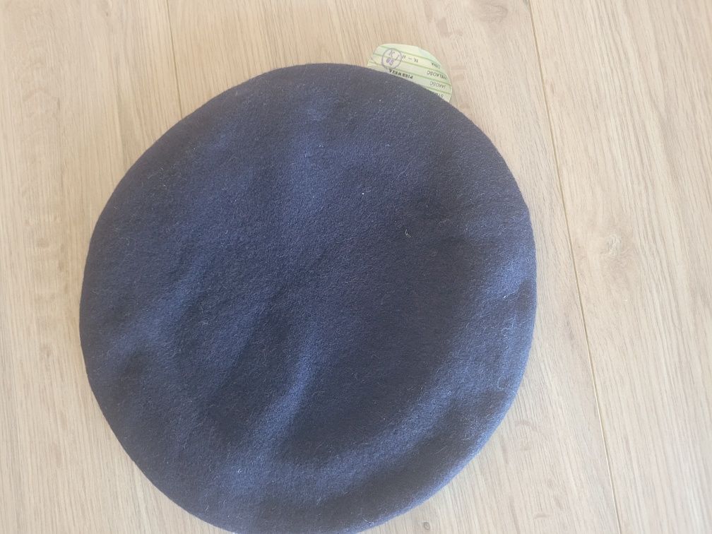 Beret wełniany PRL