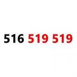 516.519.519 Starter złoty łatwy prosty numer karta prepaid sim gsm