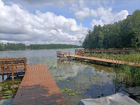 Domek letniskowy nad jeziorem