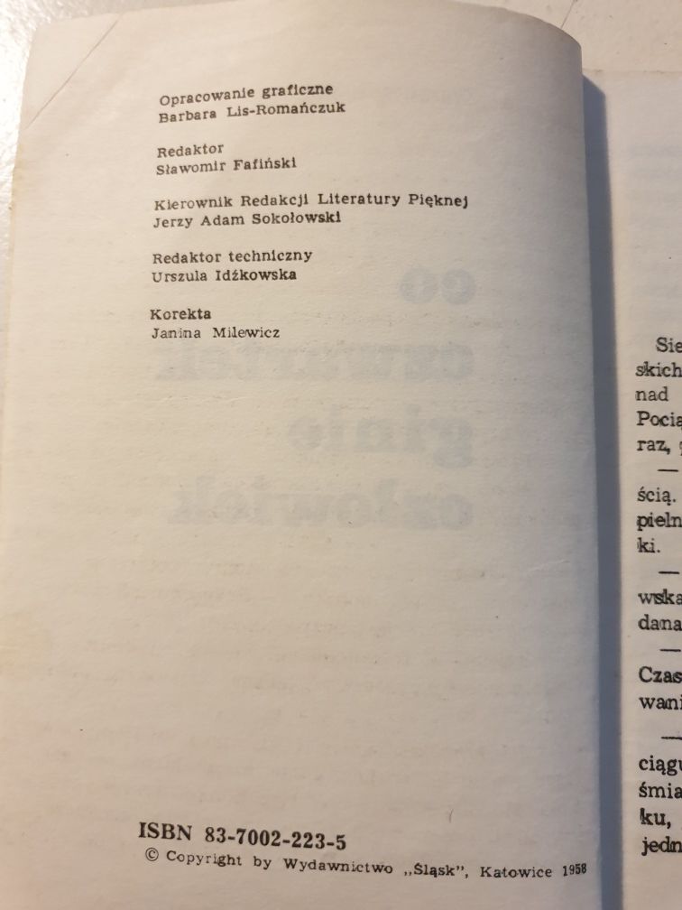 Zygmunt Sztaba - Co czwartek ginie człowiek, Kryminał PRL, 1986 rok