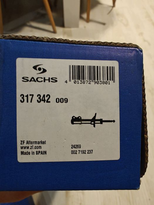 Amortyzatory tył Mercedes Vito/V-klasa Sachs 317342