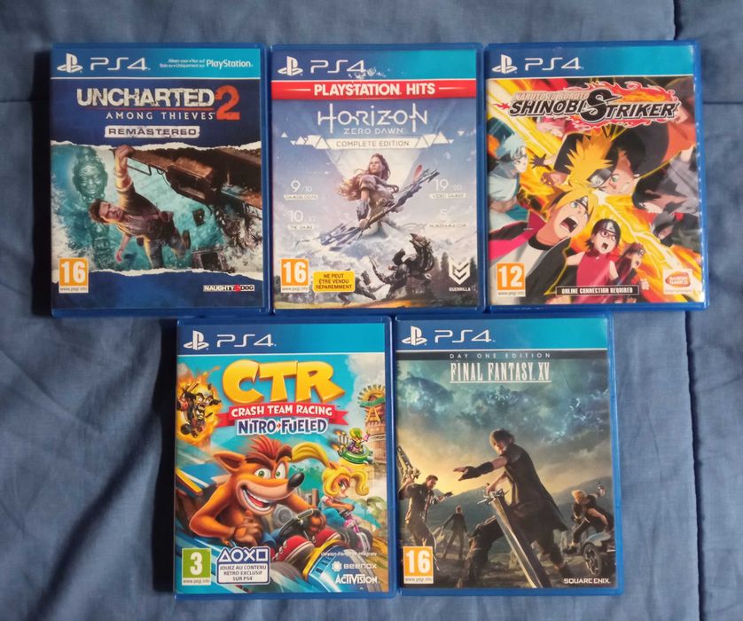 PS4 - Lote 5 Jogos