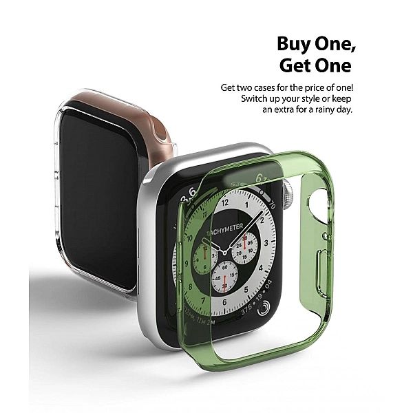 2x Nakładka Ringke Slim do Apple Watch 4 / 5 / 6 / Se (40 mm) Clear &