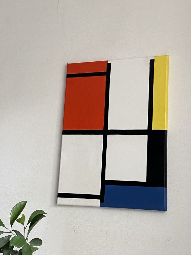 Obraz "Kompozycja", 1921r Piet Mondrian