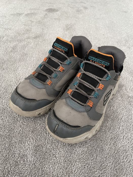 Детские кроссовки на мальчика Skechers, кросівки з підсвіткою дитячі