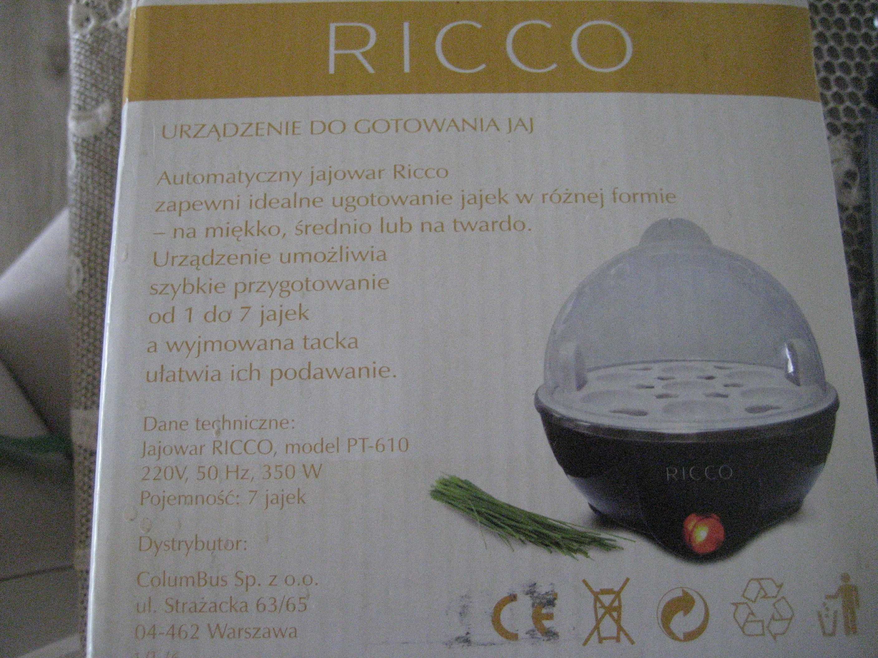 Ricco - urządzenie do gotowania jajek