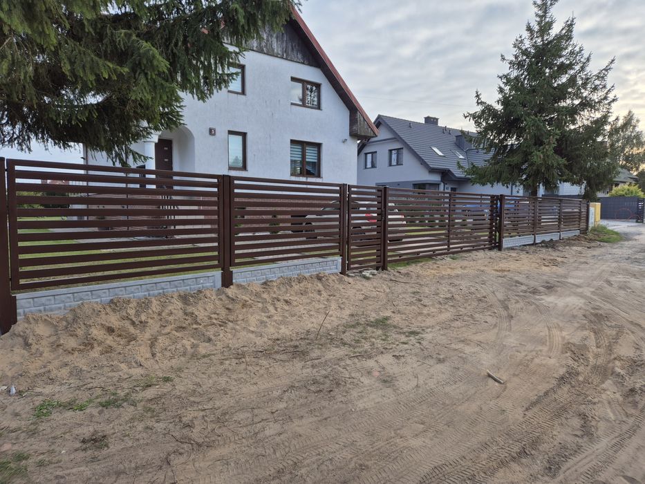 Sprzedaż i montaż ogrodzeń 3d , 2d, palisady i siatki oraz drewniane