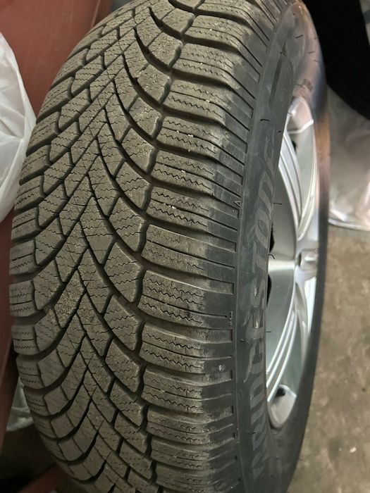 Колёса в сборе, диски + Зимняя резина Bridgestone R16. На Mitsubishi