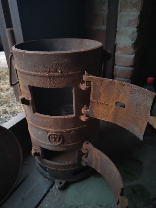 Буржуйка, піч чавунна, ПОВ-57, пічка в гараж