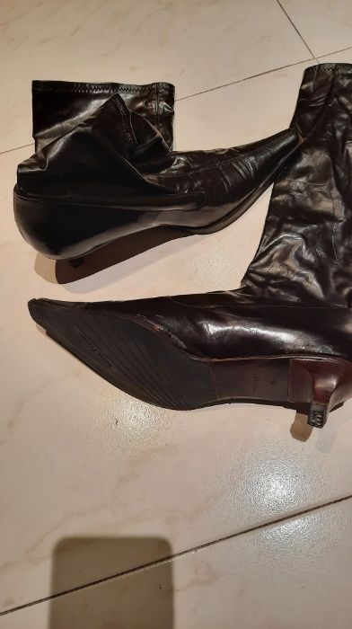 Botas de cano alto nº 38 castanhas Pablo Fuster