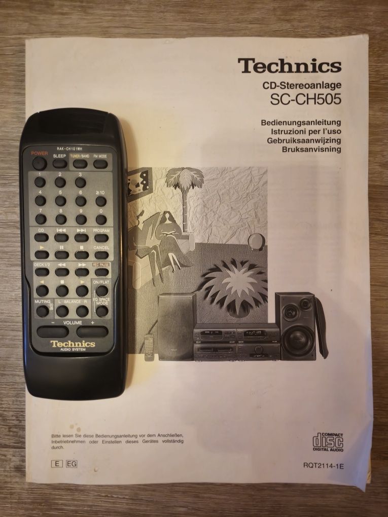 Wieża Technics SC-CH505 super stan!