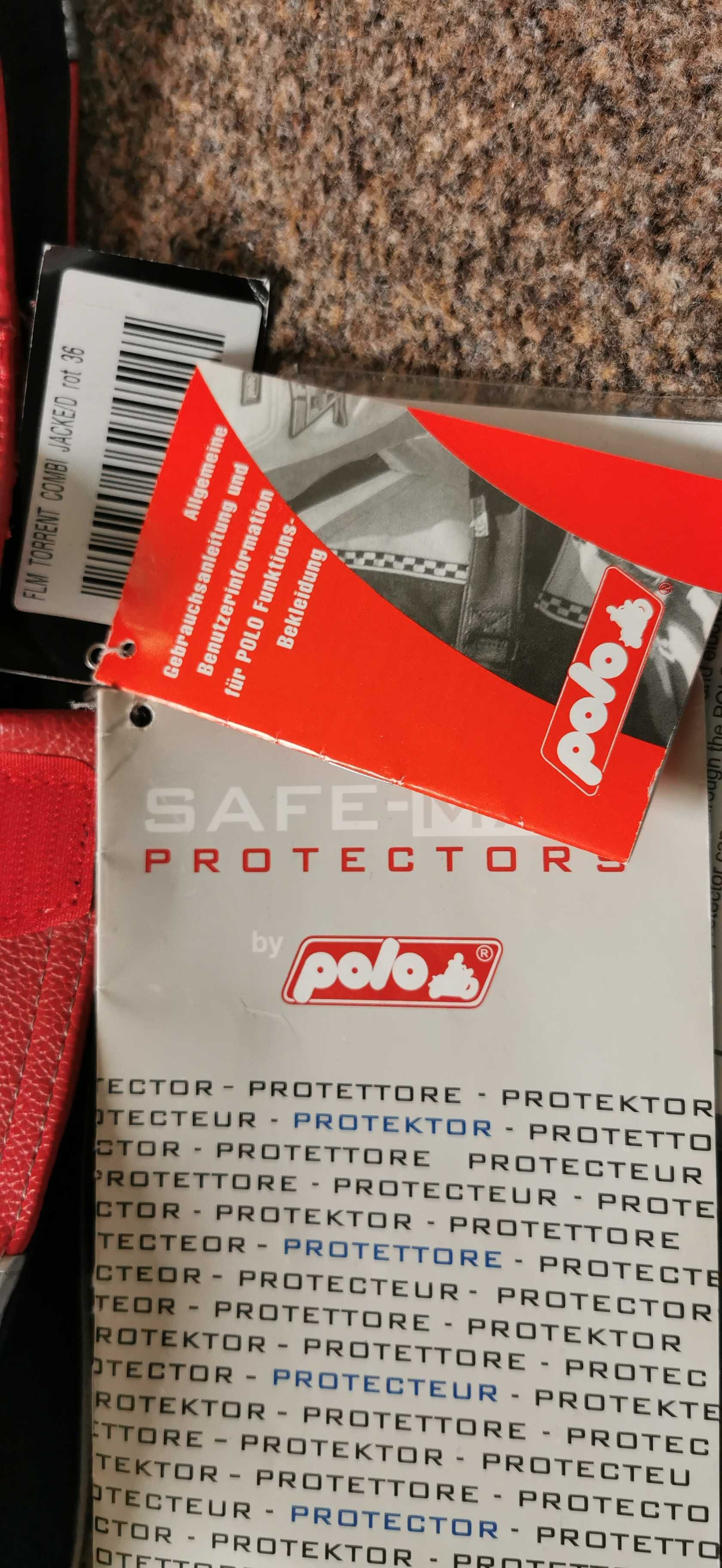 Kurtka motocyklowa skórzana FLM damska rozm. 36