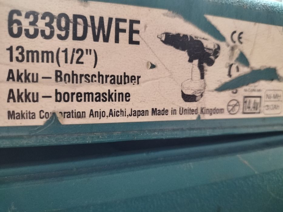 Ударний акумуляторний дрель-шуруповерт Makita