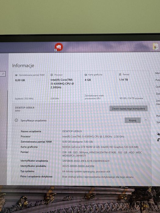 Laptop lenovo ideapad y700, Geforce gtx, i5