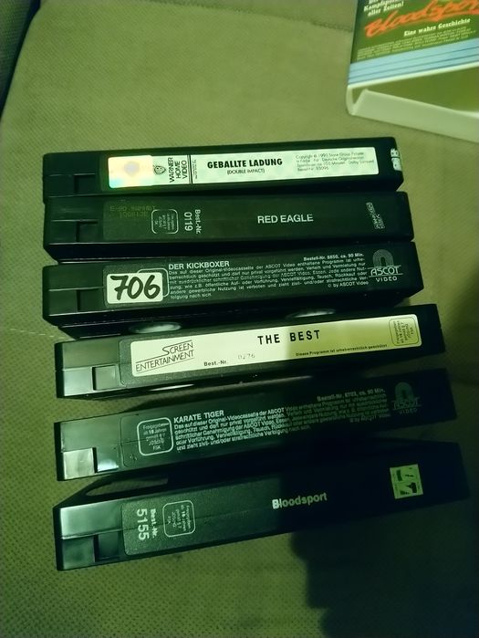 Filmy VHS karate Tiger van dam