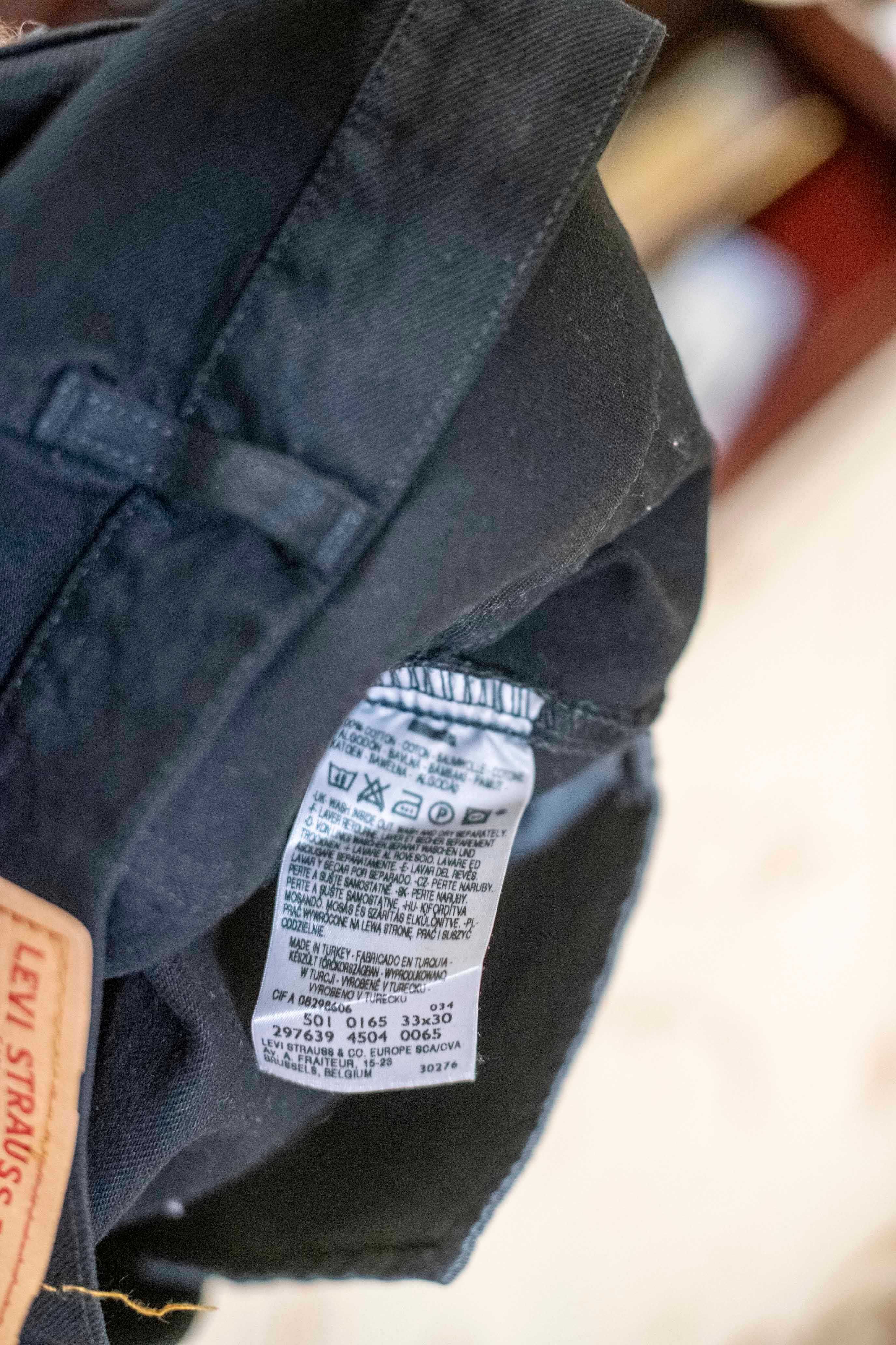 Oryginalne spodnie męskie jeansy Levi's 501 fason rozmiar 33x30 Levis