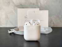 Наушники Airpods 2 LUX качество 1в1 с+ чехол в подарок