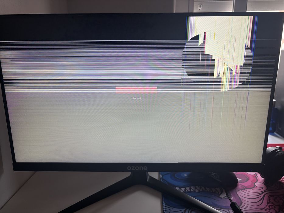 Monitor Gaming Ozone 24” 240Hz (Partido – para peças ou reparação)