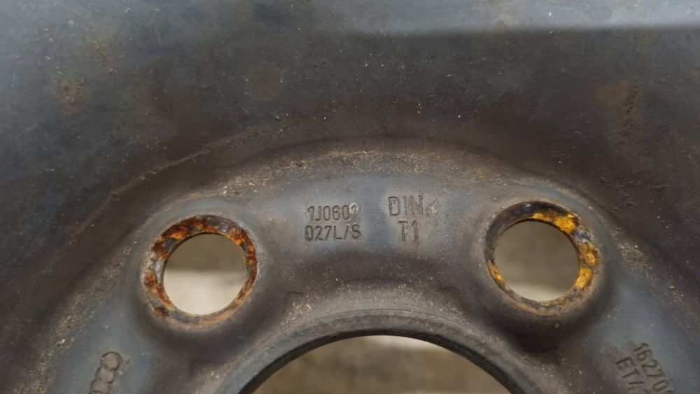 Felga stalowa 16" 5x100 ET42 VW Audi  oryginalna 6,5Jx16H2