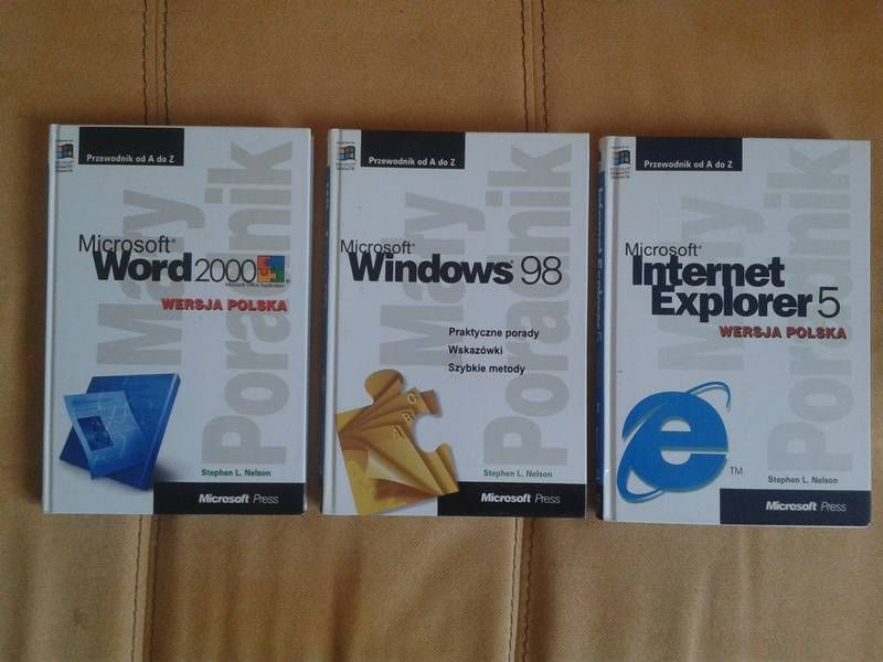 Poradniki Windows 98 Microsoft Word 2000 IE5 - Cena za komplet