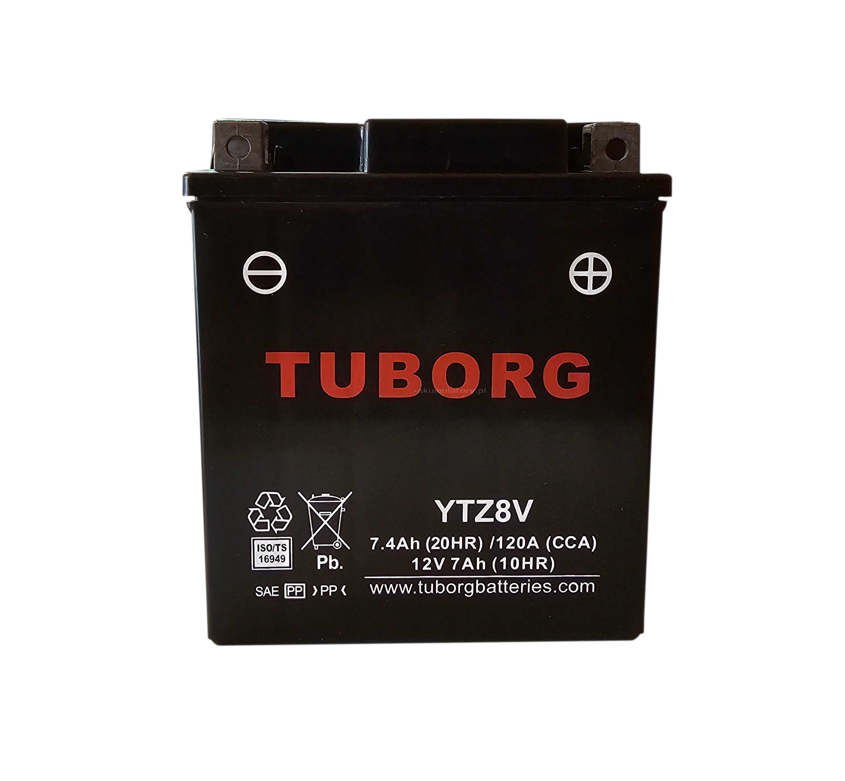 Akumulator Tuborg YTZ8V-GEL 7.4Ah 120A AGM Grunwaldzka 33