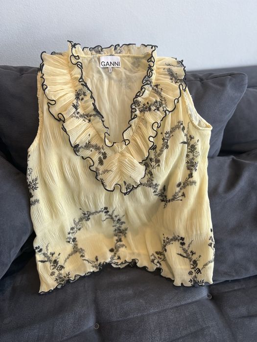 Ganni блуза топ в гарному стані
