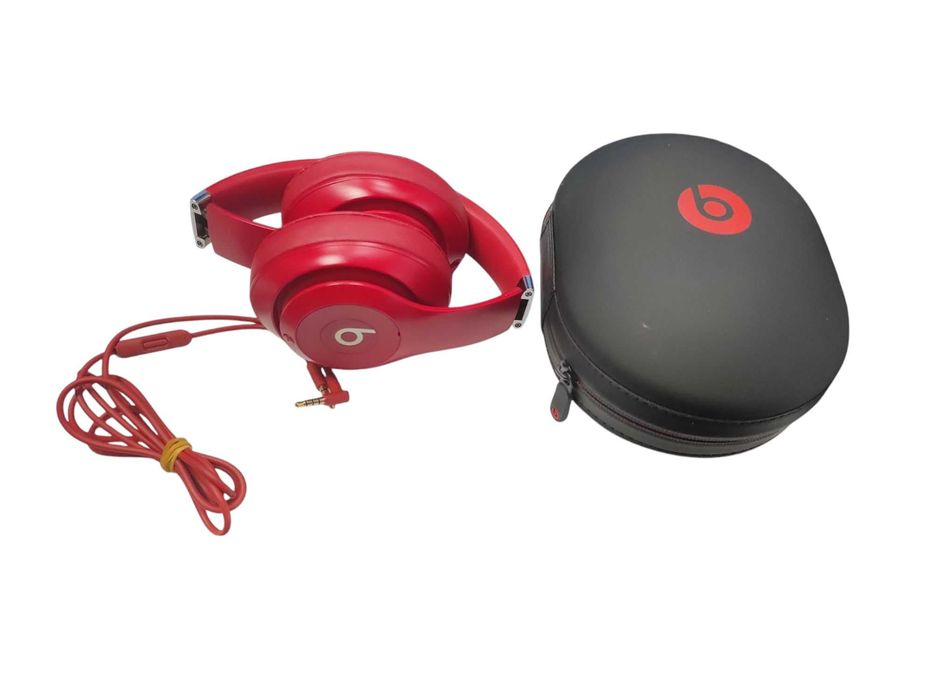 Słuchawki bezprzewodowe Beats Studio3 Wireless Czerwone z etui + kabel