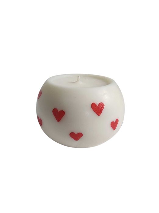 Świeca sojowa serduszka