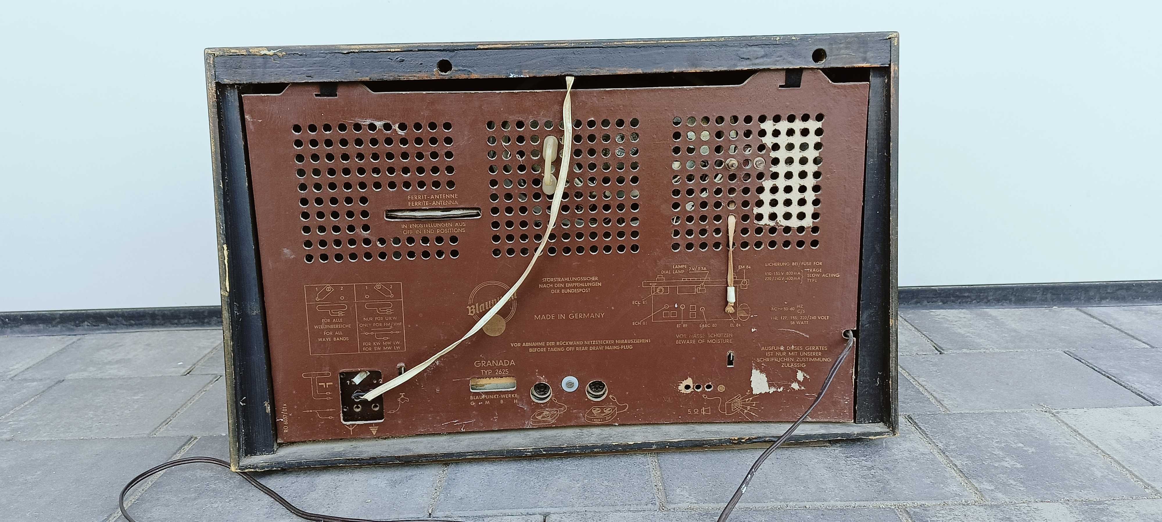 Blaupunkt Granada TYP 2625 radio zabytkowe sprawne