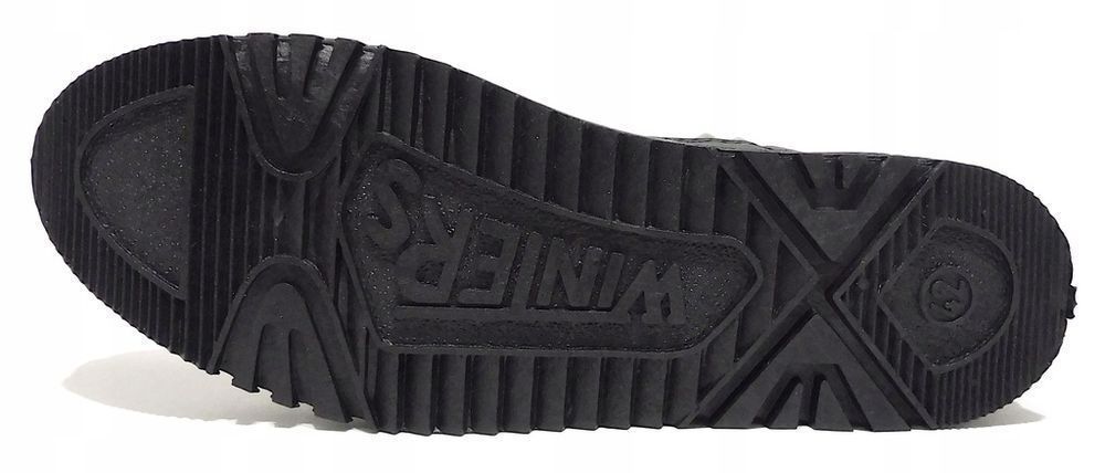 Męskie buty zimowe trzewiki na zamek trapery ocieplane śniegowce 41