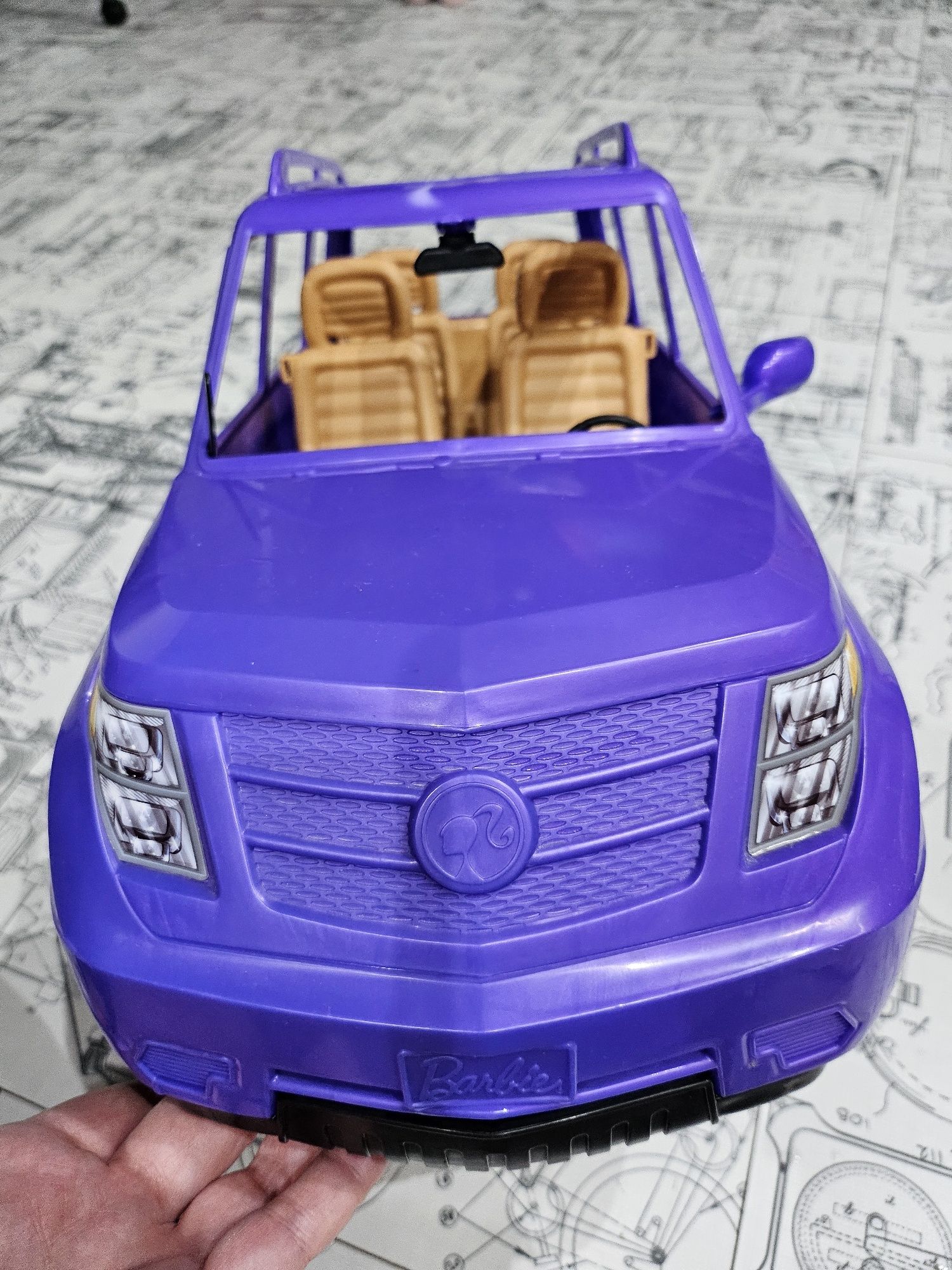 Jeep Barbie auto, samochód Mattel Ken