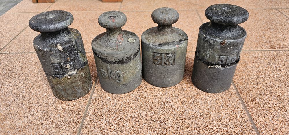 Odważniki żeliwne do wagi