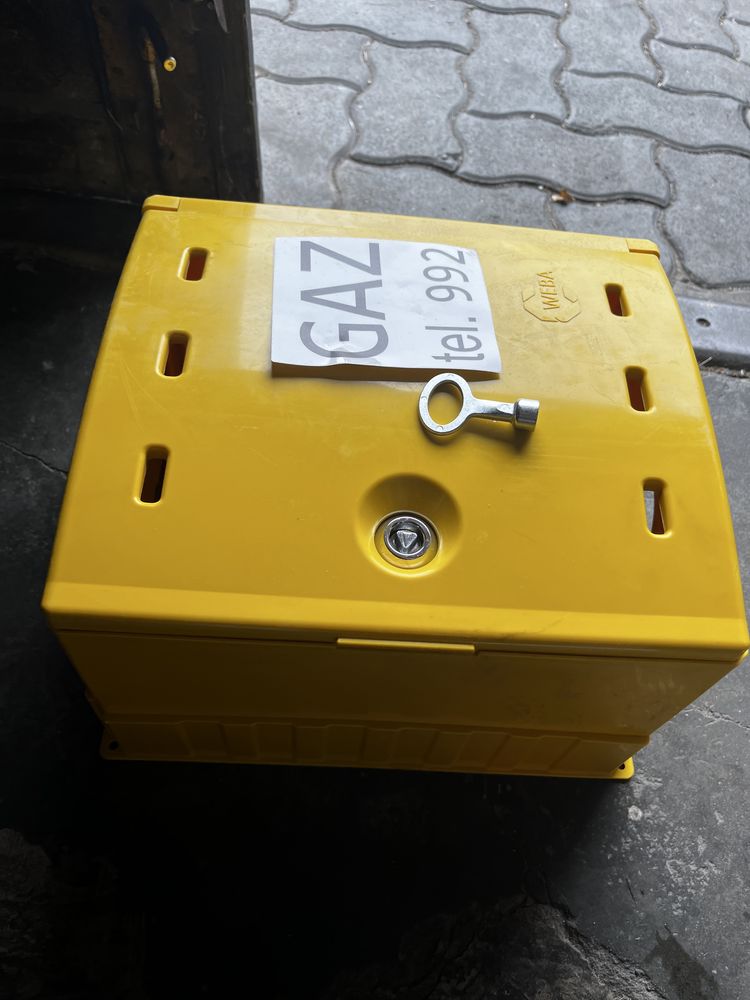 Skrzynka gazowa na zawór
