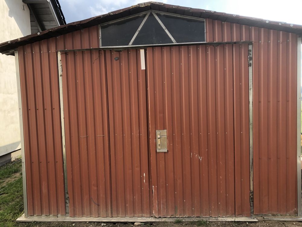 Blaszak garaz magazyn konstukcja z stali nierdzenej. 5,8x3,8m