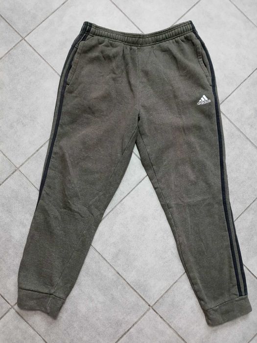 Męskie bawełniane spodnie dresowe Adidas - L