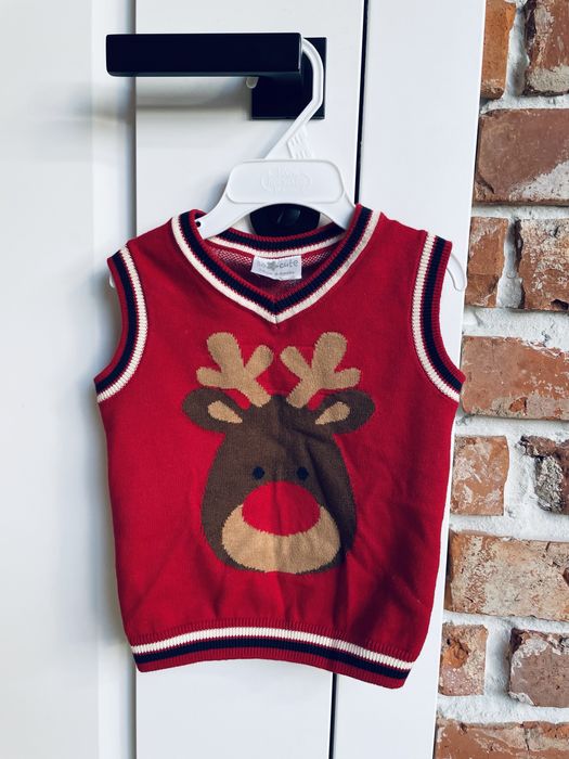 Bezrękawnik świąteczny renifer 74