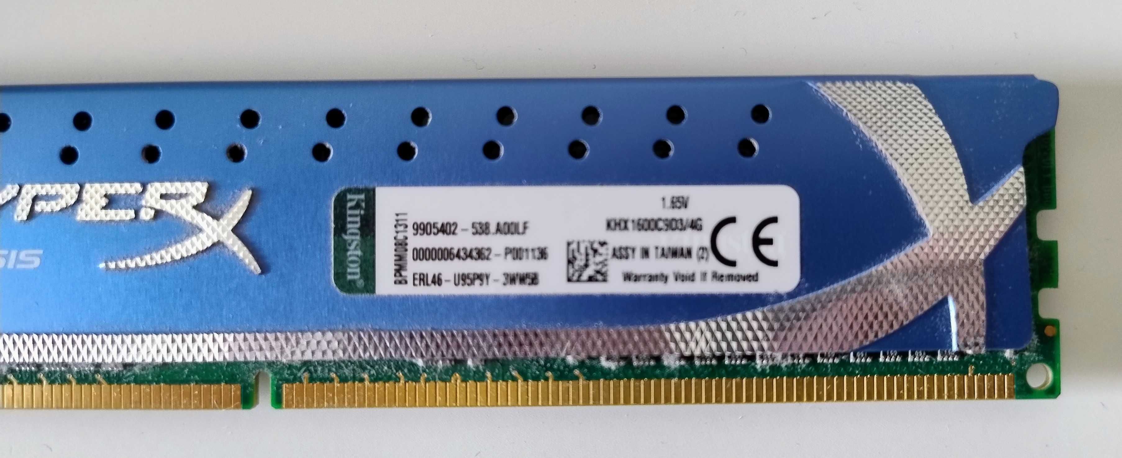 Kingston HyperX Genesis 4GB 1600MHz KHX1600C9D3