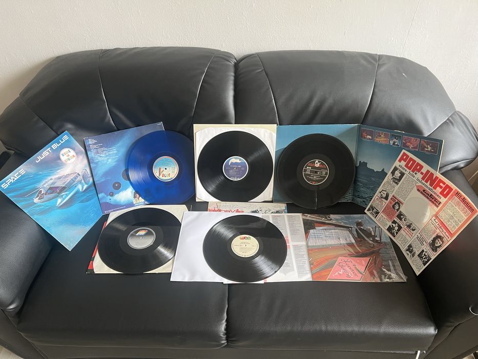 Платівки Alphaville, Space, JMichel Jarre, Laid Back