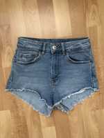 Bardzo krótkie spodenki dżinsowe/jeansowe damskie szorty 32 XXS