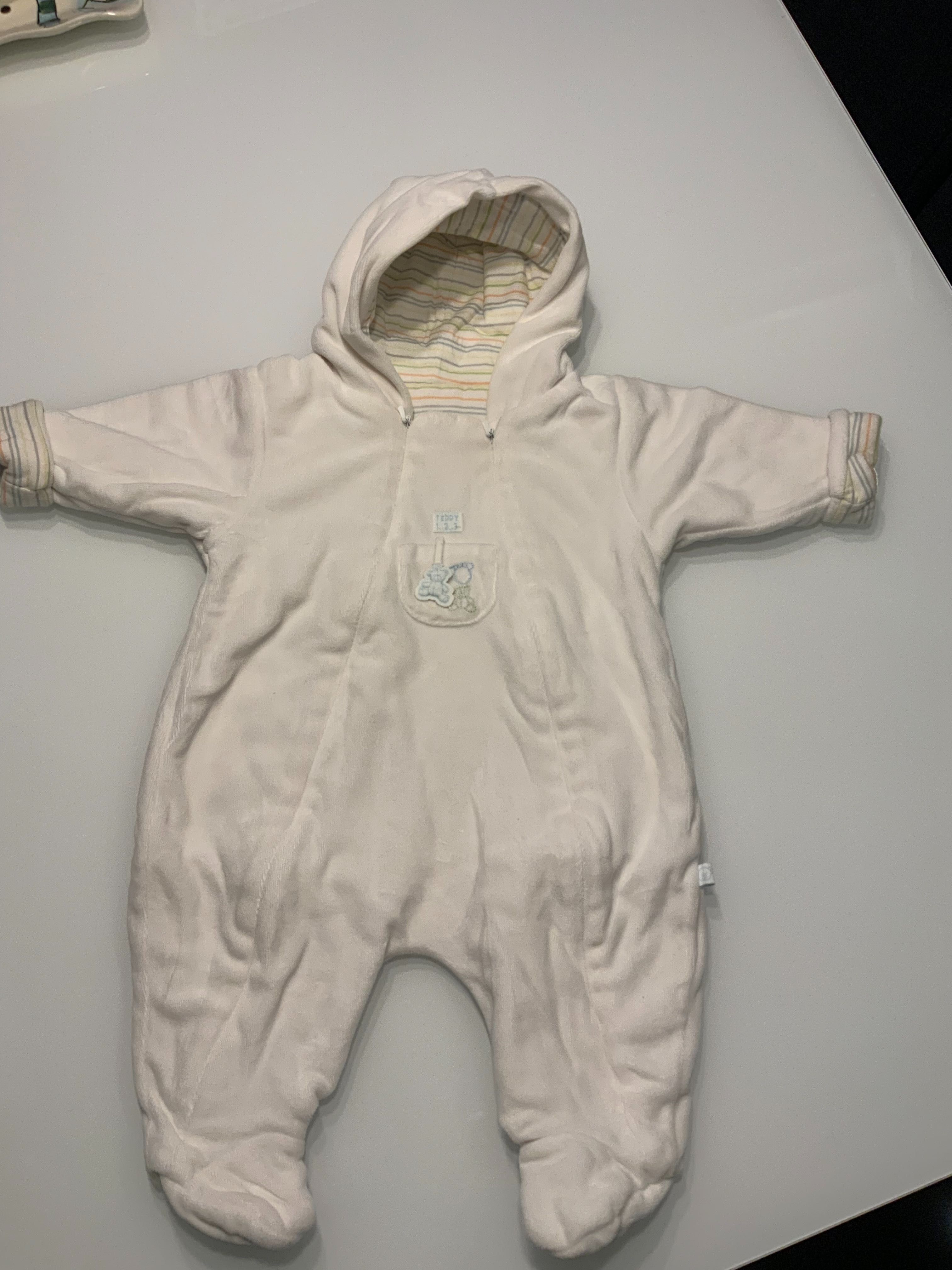 Kombinezon, pajac wiosenny r.68, MotherCare, unisex